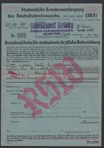 Studentika Freiburg Studentenwerk Krankenschein Studentische Krankenversorgung