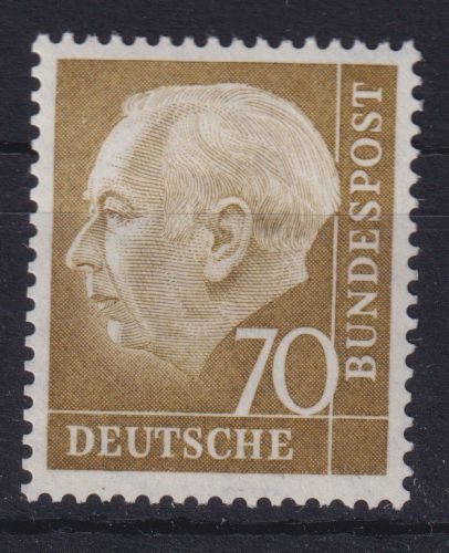 Bund 191 70 Pfg. Heuss Luxus postfrisch MNH Kat.-Wert 18,00