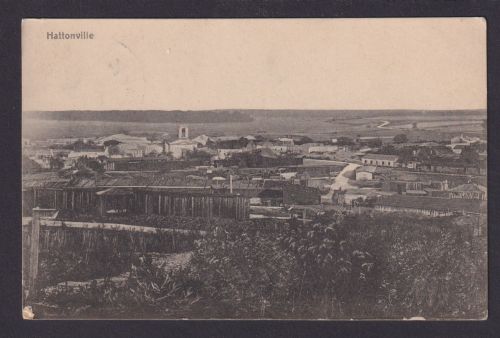 Hattonville Ansichtskarte Feldpost Württ. Ers. Inf. Rgt. 51 Frankreich