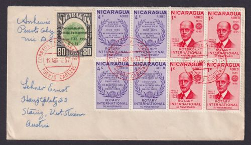 Nicaragua Puerto Cabezas 2x Viererblock Rotary International Brief