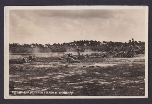 Harskamp Ansichtskarte Niederlande II.Weltkrieg Soldaten 1936