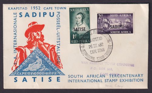 Kapstadt Süd Afrika Brief Philatelie Briefmarken Ausstellung Aufdruck Cape Town