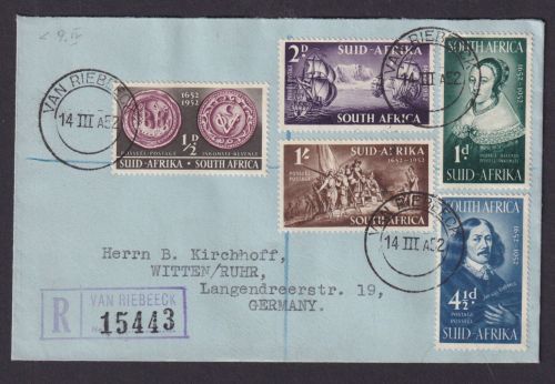 Windhoek Süd Afrika R Brief Van Riebeeck Witten Ruhr