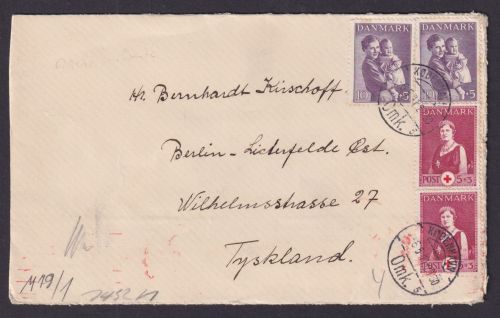 Dänemark Kopenhagen Zensur Brief geöffnet Wehrmacht Berlin Lichterfelde