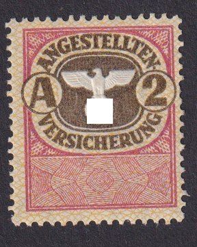 3. Reich Angestellten Versicherung A 2 Deutsches Reich Vignette Cinderella
