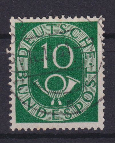Bundesrepublik Plattenfehler 128 II Posthorn 10 Pf. Kat.-Wert 100,00 Bund BRD