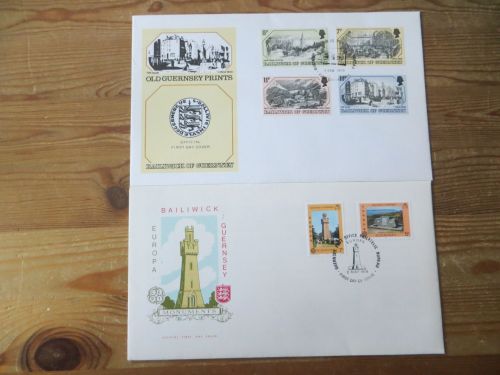 Großbritannien Guernsey Kanalinsel schöne Briefe Sammlung 1969-85 53 Stück hoher