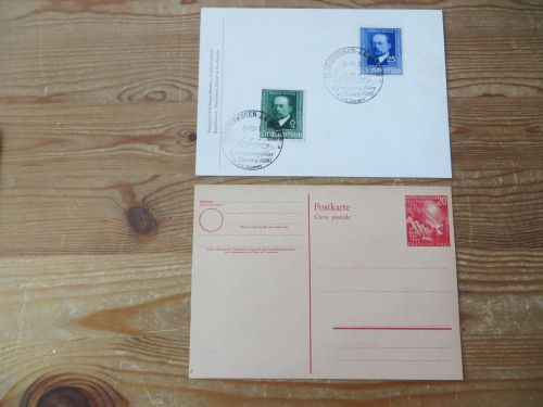 Briefe & Ganzsachen inter. Sammlung viel 3 Reich Deutsches Reich bis n 45 gesamt