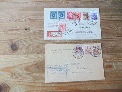 Briefe & Ganzsachen inter. Sammlung viel 3 Reich Deutsches Reich bis n 45 gesamt