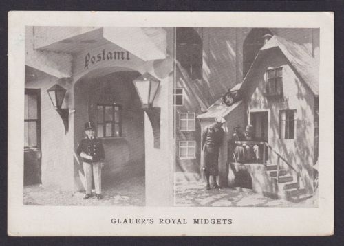 Liliput Stadt Österreich MIF 531 + 488 neben Zirkus Zentral Liliputstadt 1934