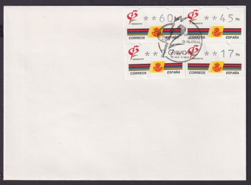 Spanien Expo 1992 3 FDC Sevilla Barcelona Granada