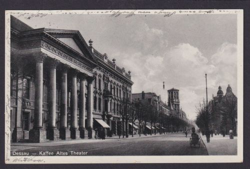 Ansichtskarte Dessau Altes Theater Sachsen Anhalt München