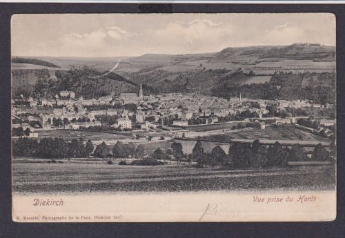 Ansichtskarte Diekirch Luxemburg Totalansicht Brüssel Belgien