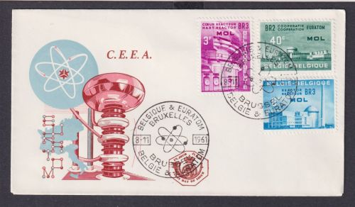 Brüssel Belgien Brief C.E.E.A Nuklearanlagen in Mol EURATOM Atompolitik