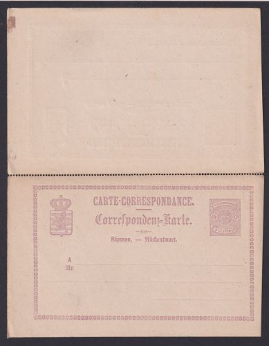 Luxemburg Ganzsache 6c Wappen Frage & Antwort