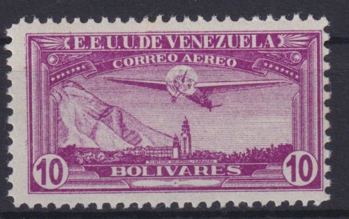 Briefmarken Flugpost Venezuela 202 Luxus postfrisch Motiv Flugzeug Südamerika