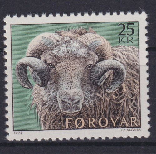 Briefmarken Dänemark Färöer 42 Schafzucht Luxus postfrisch MNH Kat.-Wert 7,50