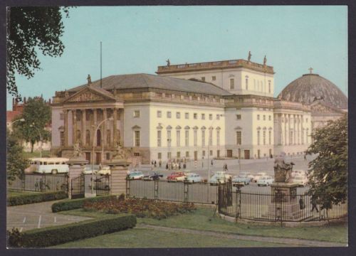 Ansichtskarte Berlin Autos Automobil Oldtimer Staatsoper