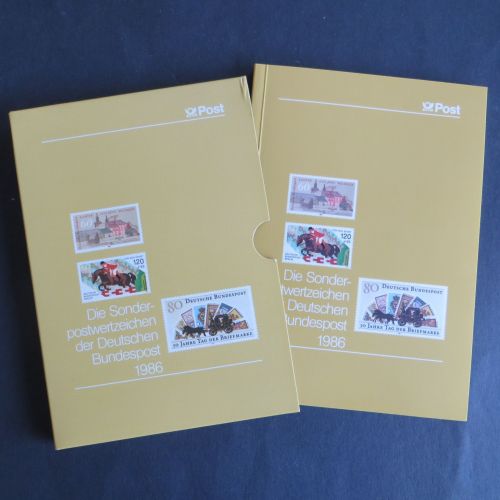 Bund Bundesrepublik Berlin Jahrbuch 1986 Luxus postfrisch MNH Kat .-Wert 75,00