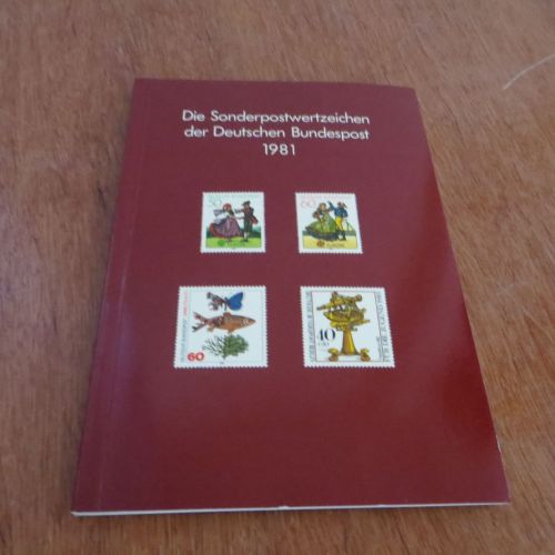 Bund Bundesrepublik Berlin Jahrbuch 1981 Luxus postfrisch MNH Kat .-Wert 40,00