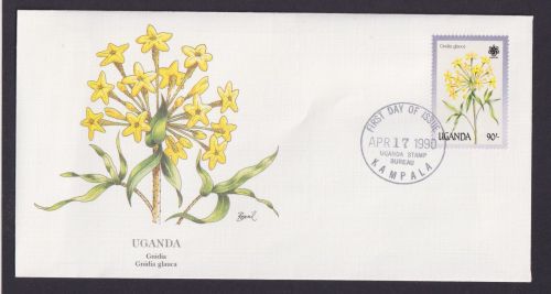 Uganda Ostafrika Flora Pflanzen Gnidia schöner Künstler Brief