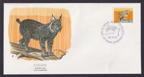 Canada Nordamerika Fauna Kanadischer Luchs schöner Künstler Brief