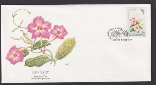 Ungarn Flora Blumen Kletterpflanze schöner Künstler Brief