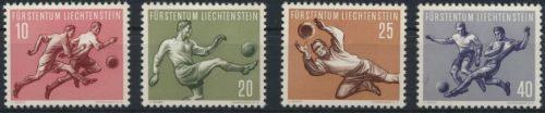 Liechtenstein 322-325 Fußball Weltmeisterschaft tadellos postfrischMNH Kat 65,00