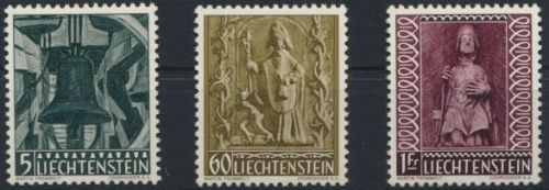 Liechtenstein Weihnachten 386-388 tadellos postfrisch MNH KatWert 18,00