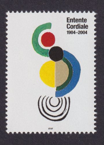 Frankreich 3801 Entente Cordiale fehlender Landesname + fehlender Werteindruck