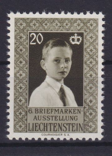 Liechtenstein 352 Vaduz Philatelie Briefmarken Ausstellung tadellos Kat. 5,00