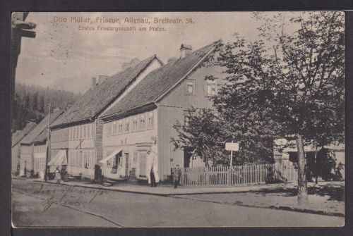 Ansichtskarte Allenau Friseur Müller 1914 Bad Neuenahr