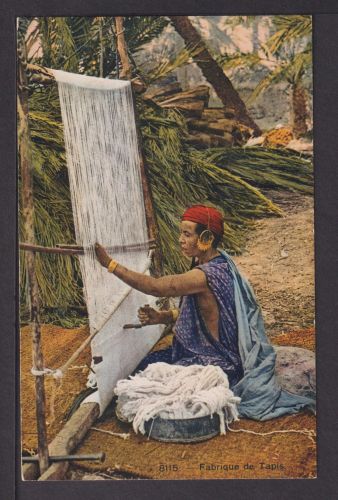Ansichtskarte Frankreich Kolonien Teppichfabrik tolle schön colorierte AK Verlag