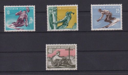Liechtenstein 334-337 Sport Luxus postfrisch MNH Kat.-Wert 70,00