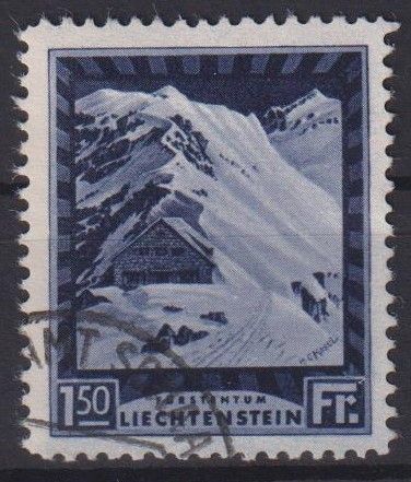 Liechtenstein 106 Landschaften 1,50 Franc Luxus gestempelt Kat.-Wert 85,00