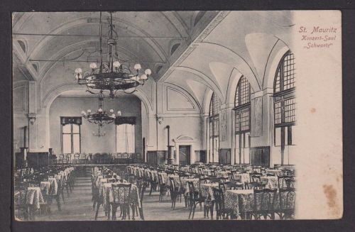 Ansichtskarte Münster NRW 1917 St. Mauritz Konzertsaal Schwarte Ahlen i.W.