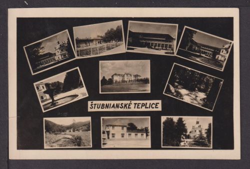 Ansichtskarte Teplice Sudeten Ostgebiete Tschechien Stubnianske Teplice Prag