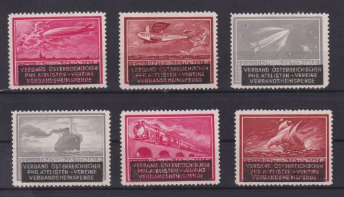 Flugpost Transport & Verkehr Österreich Zeppelin Flugzeug Philatelie selt. Lot