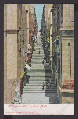 Ansichtskarte Malta A Street of Stairs Valetta