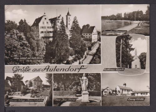 Ansichtskarte Aulendorf Baden-Württemberg div Ansichten Hechingen