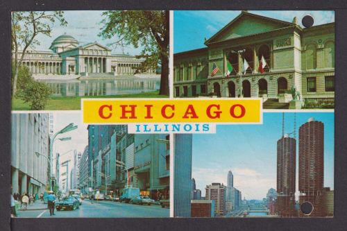 Ansichtskarte Chicago Illinois USA Trossingen Baden-Württemberg