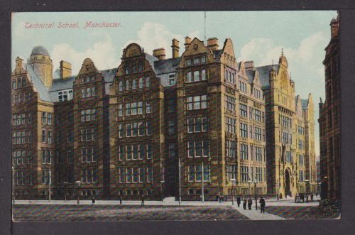 Ansichtskarte Manchester England Technical School Großbritannien