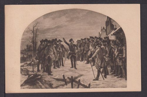 Ansichtskarte Künstlerkarte F. Roeber Leuthen 1757