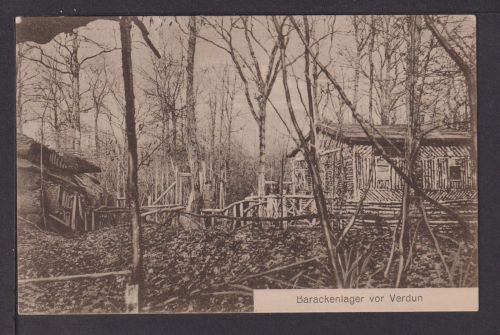Ansichtskarte Barakenlager vor Verdun Frankreich I. Weltkrieg