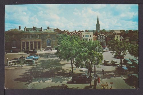 Ansichtskarte Salisbury England Großbritannien Lindhöft Schleswig-Holstein Auto