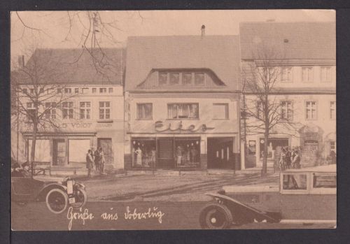 Ansichtskarte Doberlug Kirchhain Brandenburg Auto Automobil Oldtimer