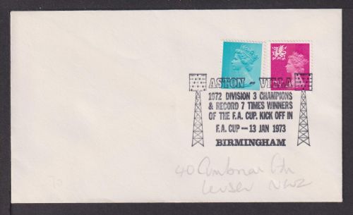 Großbritannien Sport Fußball toller SST Aston Villa Birmimngham 1973