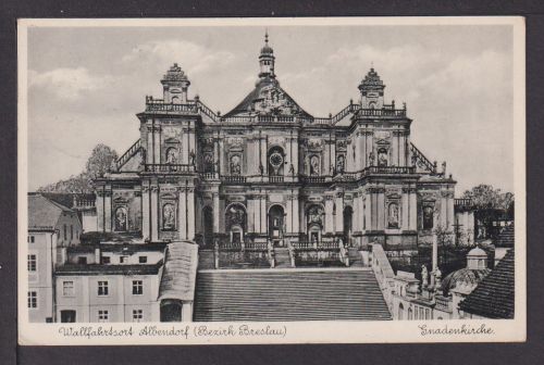 Ansichtskarte Breslau Schlesien Ostgebiete Albendorf Gnadenk. Dresden Sachsen