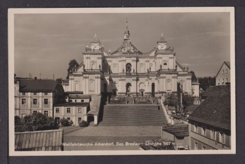 Ansichtskarte Breslau Schlesien Ostgebiete Albendorf Gnadenk. Dresden Sachsen