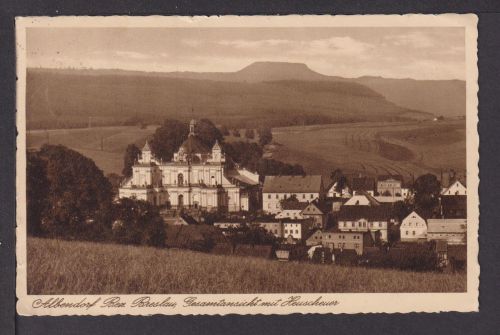 Ansichtskarte Breslau Schlesien Ostgebiete Albendorf Heuscheuer Berlin 1936